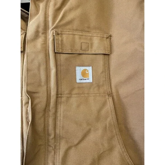 Carhartt Heavy Duck Men's Jacket Quilted Lining RN 14806 Regular Size: 58